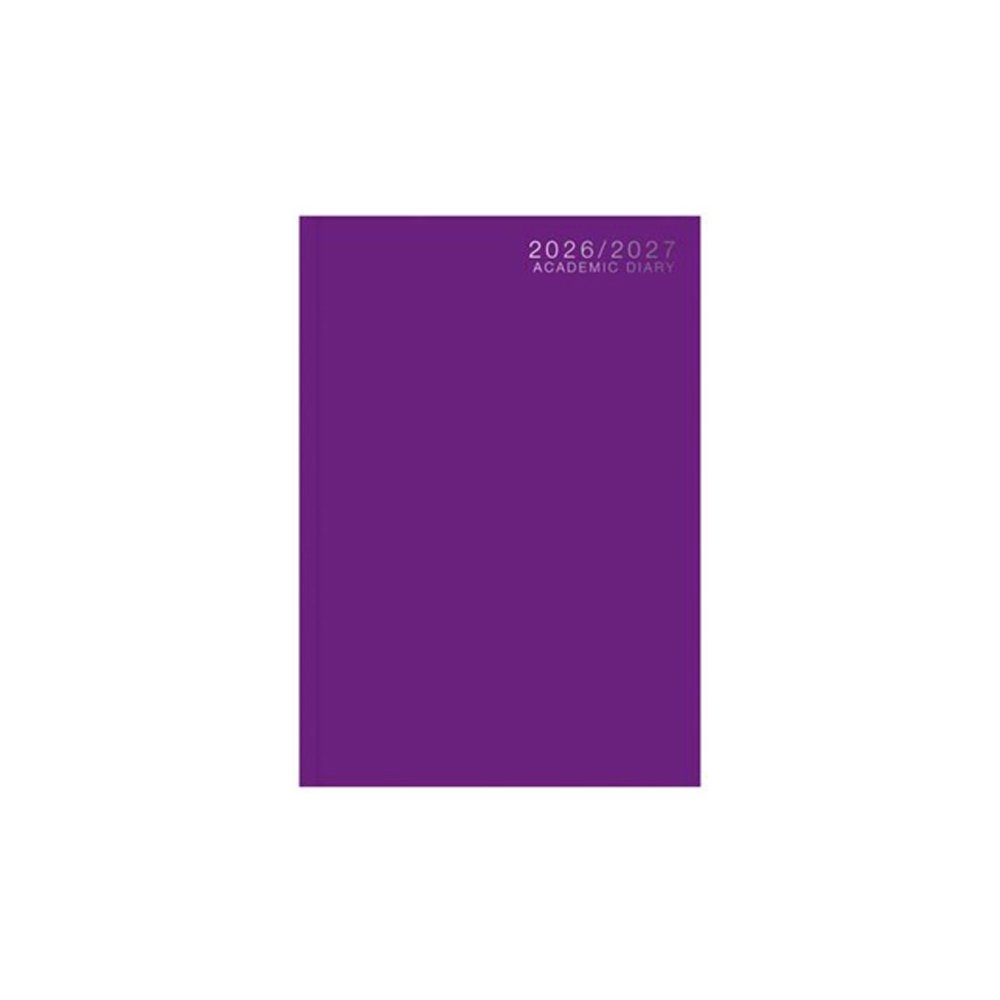 ACADEMIC DIARY A4 WTV CASEBOUND 26-27 PU