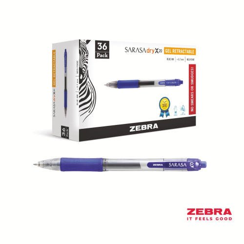 SARASA GEL RETR RBALL 0.7MM PEN BLUE