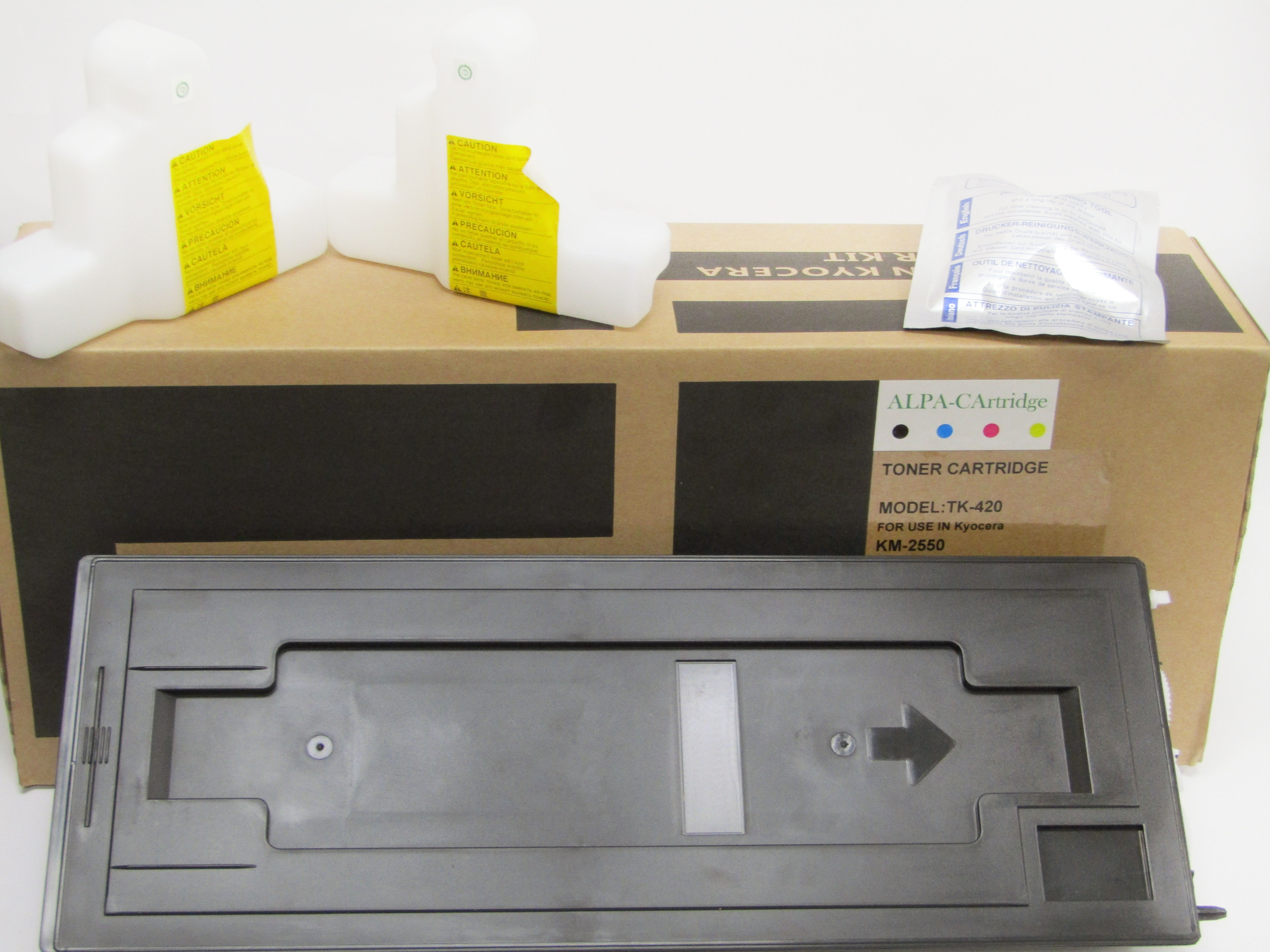 KyoceraMita Compat Copier Toner TK420 Black 20k Yield KyoceraMita Compat Copier Toner TK420 Black 20k Yield