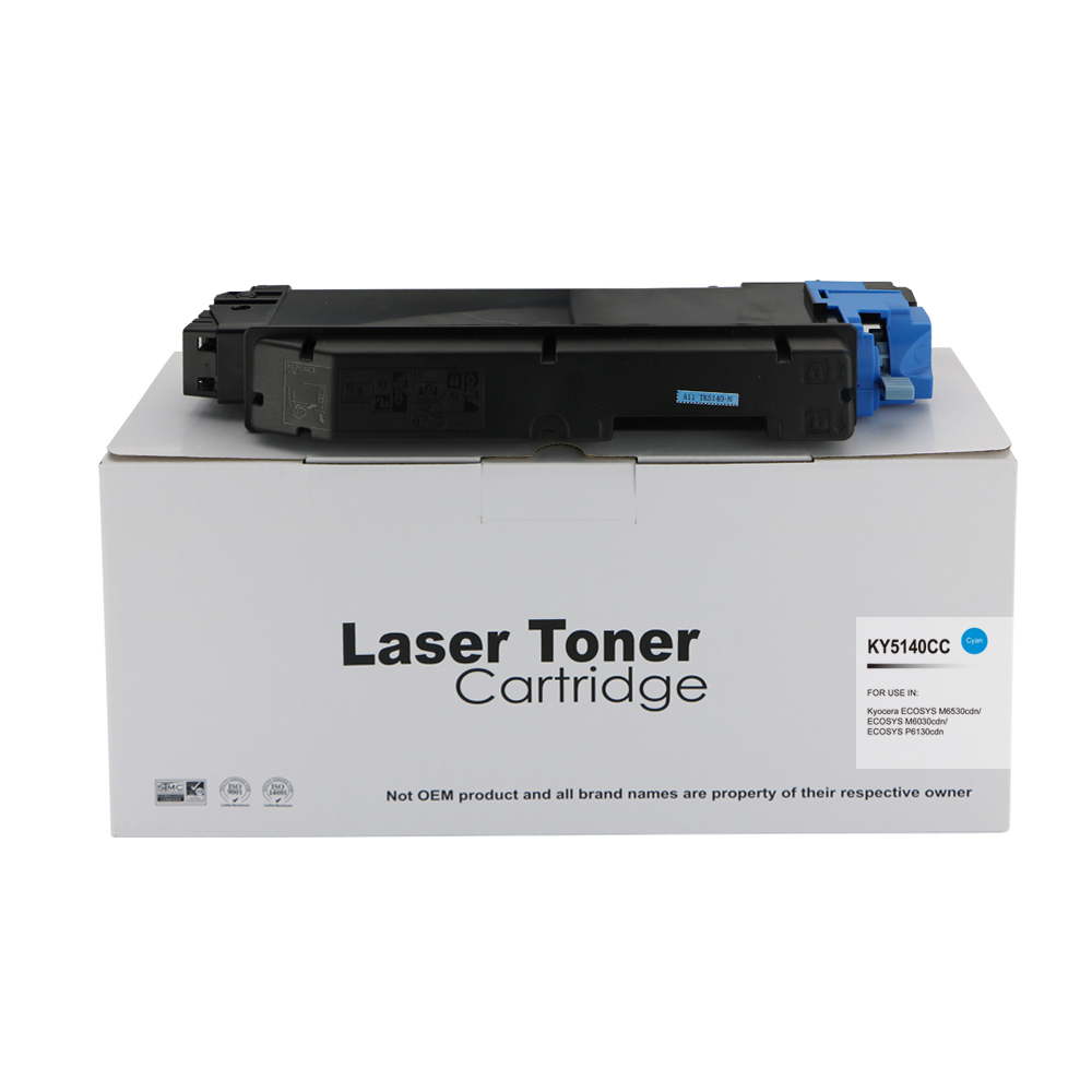 KyoceraMita Compat Laser TK5140C Cyan 5k Yield KyoceraMita Compat Laser TK5140C Cyan 5k Yield