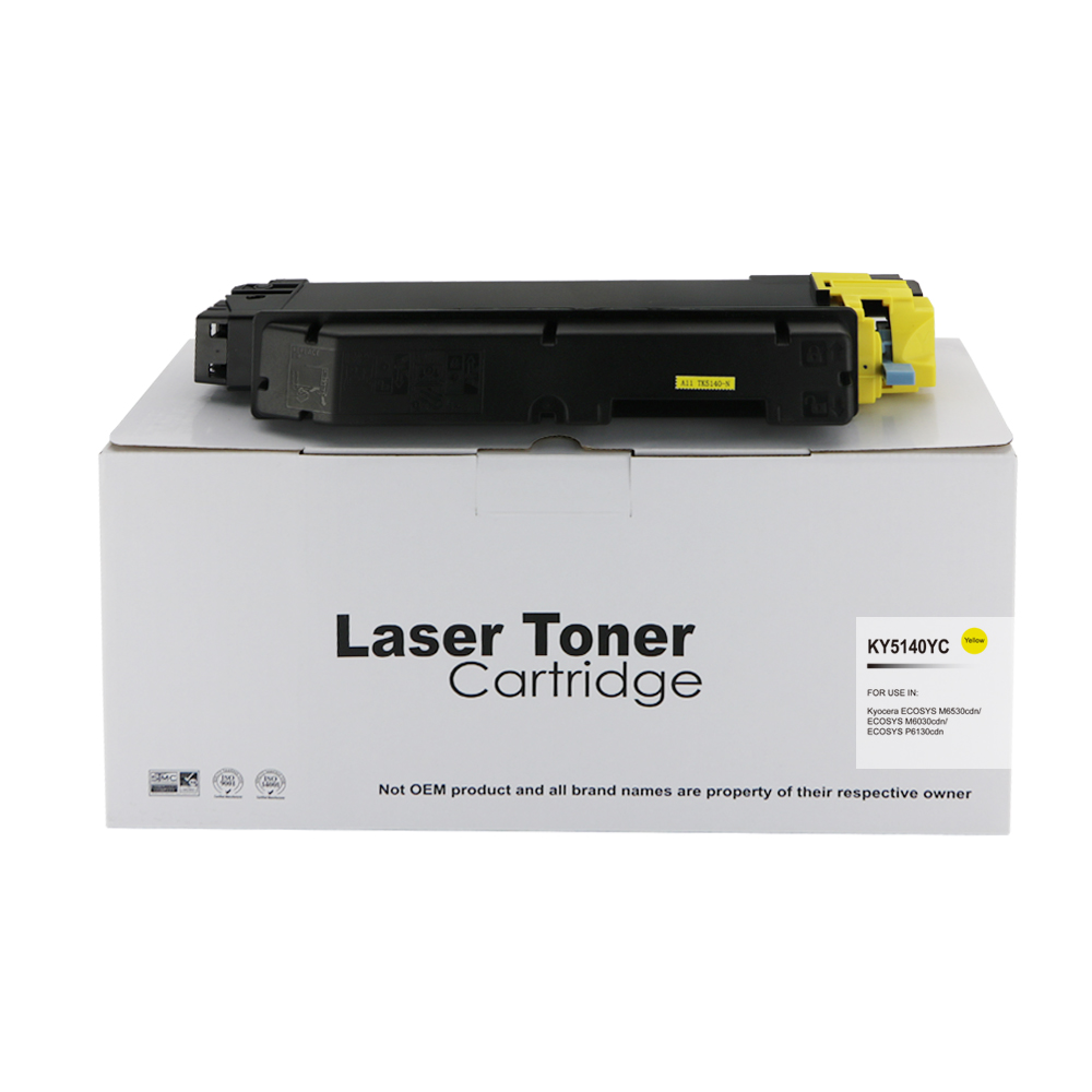 KyoceraMita Compat Laser TK5140Y Yellow 5k Yield KyoceraMita Compat Laser TK5140Y Yellow 5k Yield
