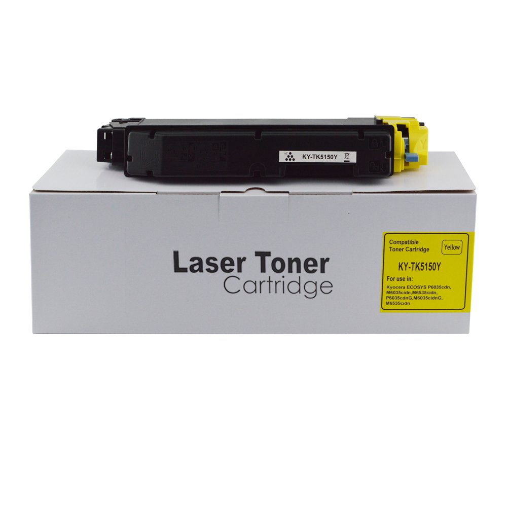 KyoceraMita Compat Laser TK5150Y Yellow 10k Yield KyoceraMita Compat Laser TK5150Y Yellow 10k Yield