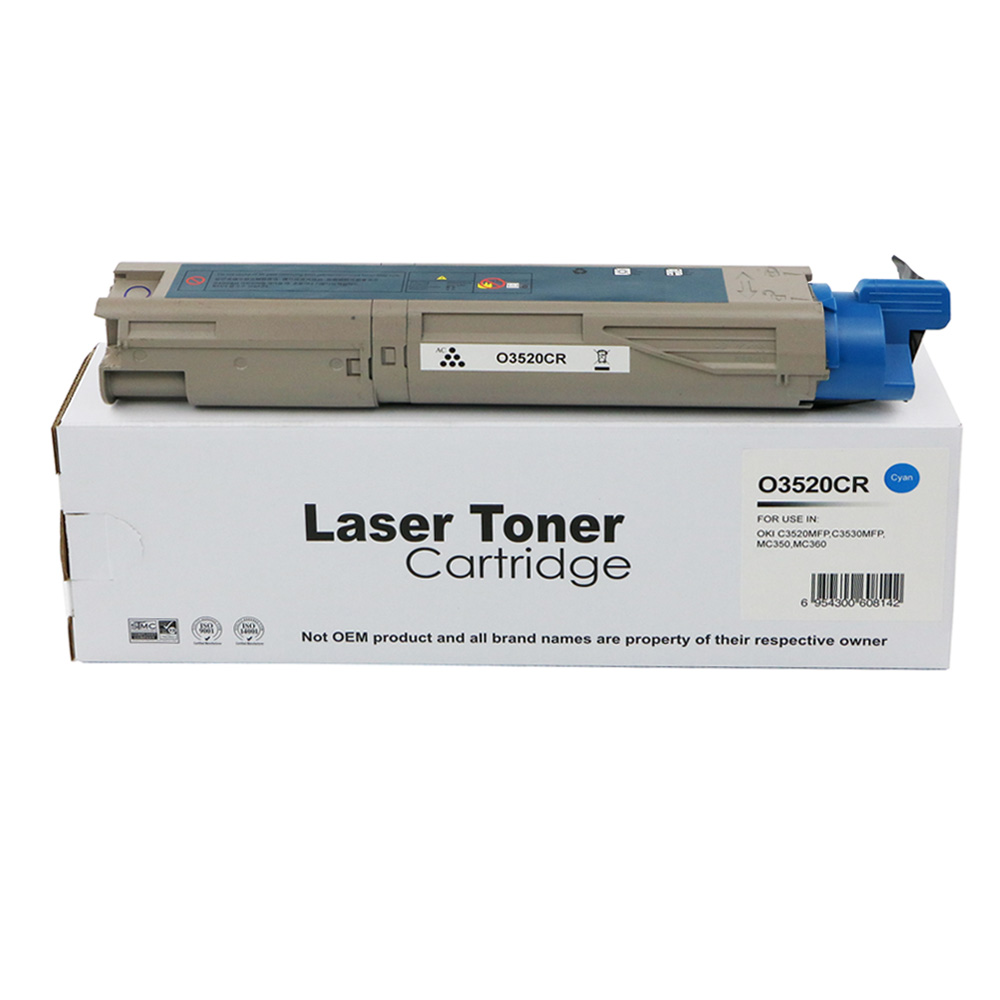 OKI Compat Laser 43459323 Cyan 2k Yield