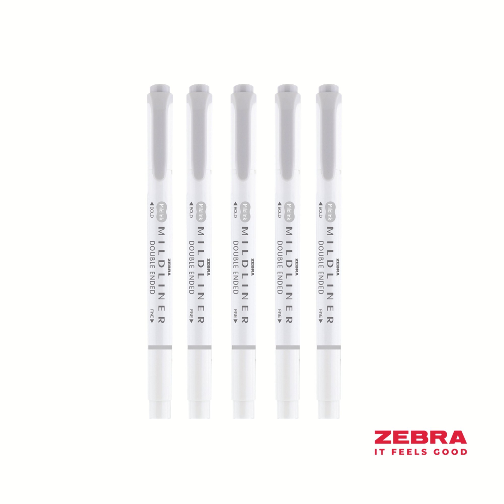 MILDLINER DBL END PERM MARKER GREY BX10