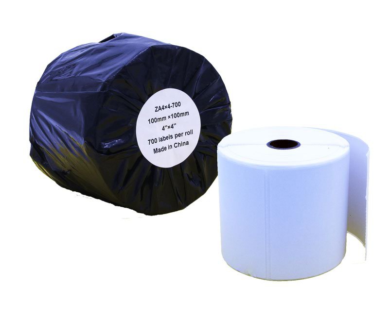 COMP ZEBRA 101.6X101.6 WH LABEL ROLL-700