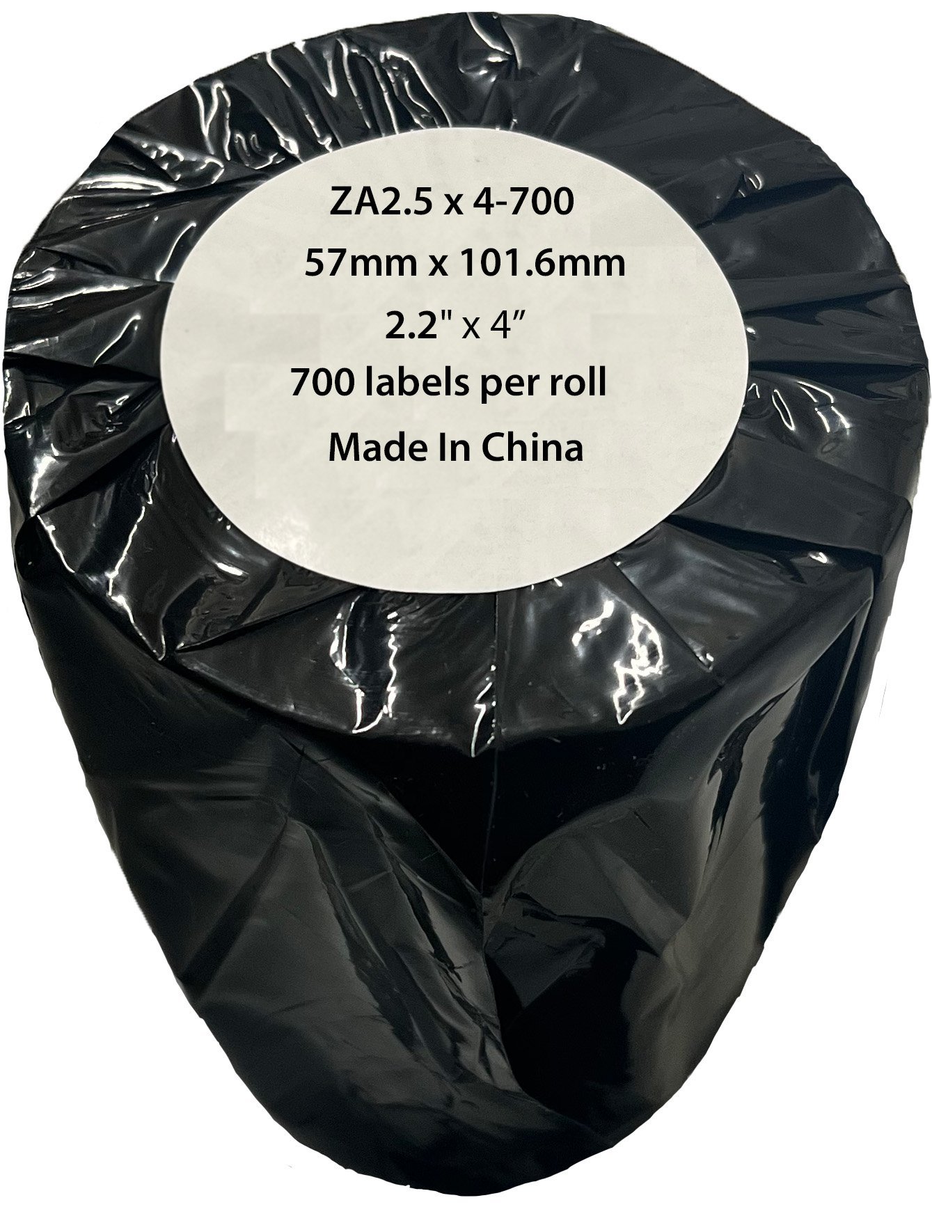 COMP ZEBRA 57X101.6 WHITE LABEL ROLL-500
