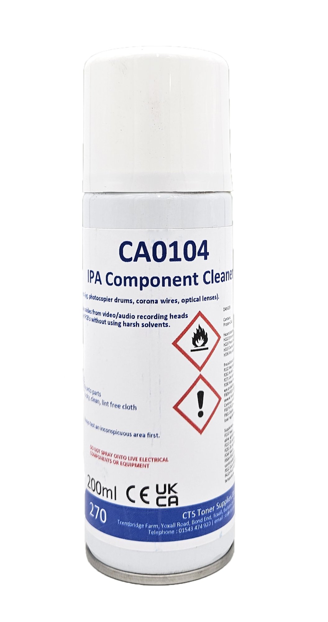 IPA COMPONENT CLEANER 200ML AEROSOL