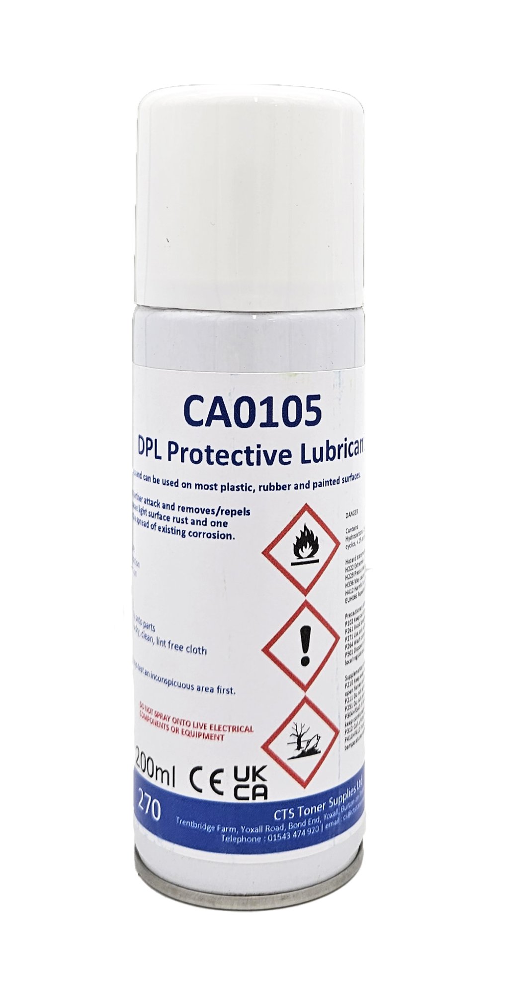 DPL PROTECTIVE LUBRICANT 200ML AEROSOL