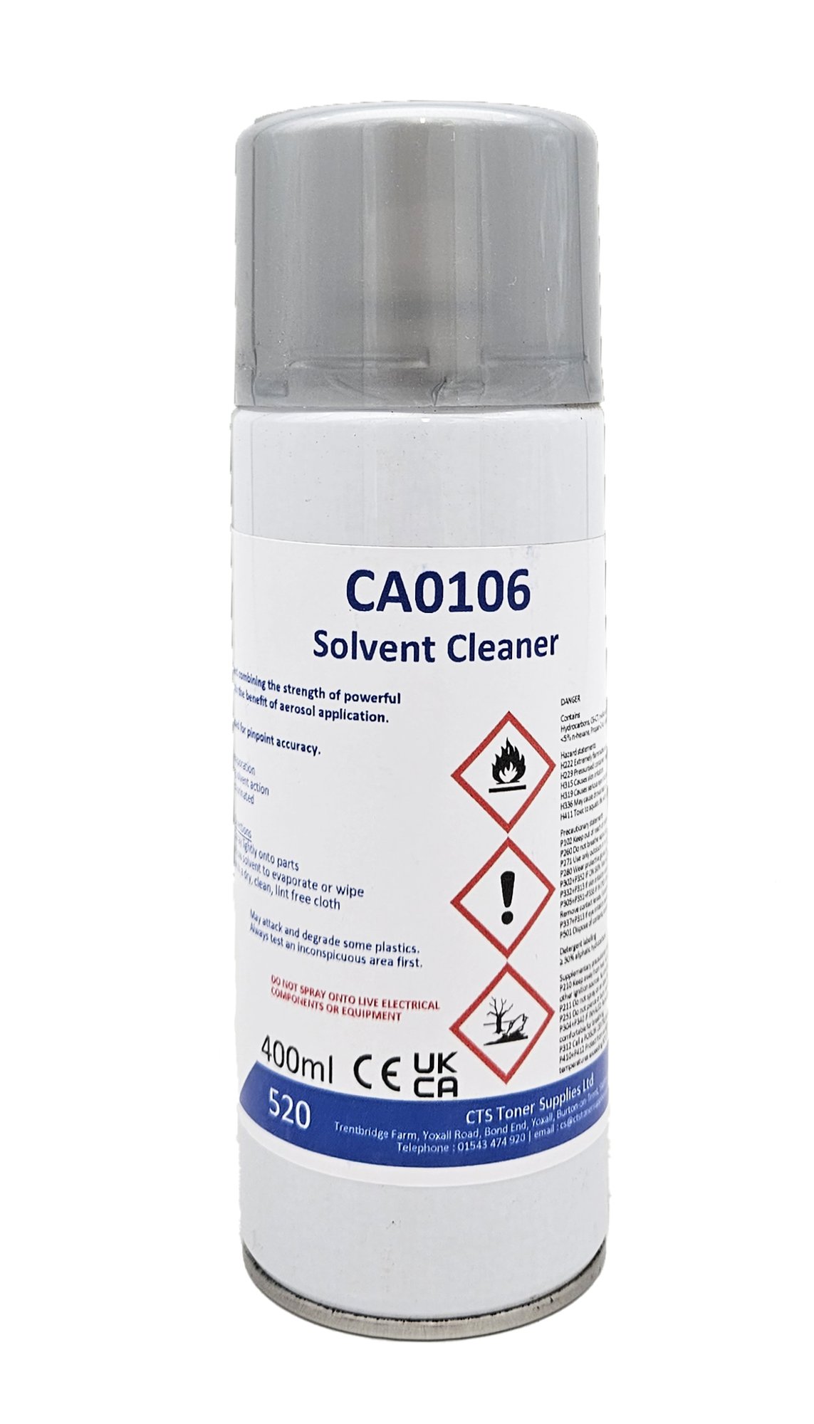 SOLVENT CLEANER 400ML AEROSOL