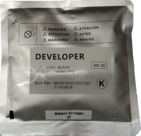 COMP SHARP MX36 BLACK DEVELOPER BAG