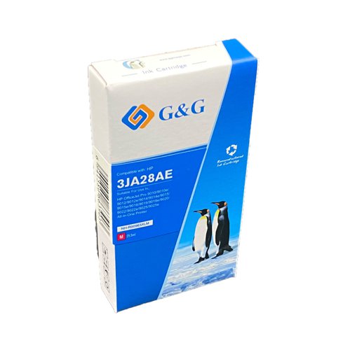 Remanufactured HP G+G 3JA28AE 963XL Magenta Ink Cartridge - Ink Level Shown Remanufactured HP G+G 3JA28AE 963XL Magenta Ink Cartridge - Ink Level Shown