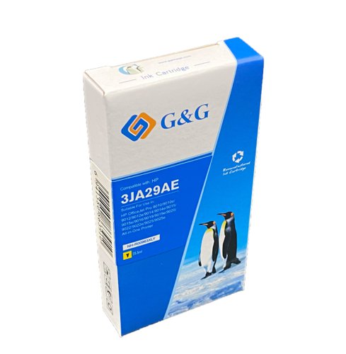 Remanufactured HP G+G 3JA29AE 963XL Yellow Ink Cartridge - Ink Level Shown Remanufactured HP G+G 3JA29AE 963XL Yellow Ink Cartridge - Ink Level Shown
