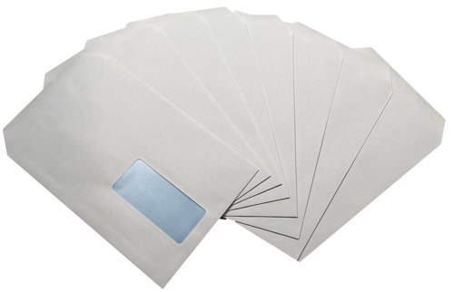 C5+Envelopes+Window+Self+Seal+90gsm+White+%28Pack+of+500%29