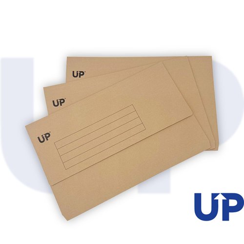 UP Half Flap Document Wallet Pack of 50 - Buff UP Half Flap Document Wallet Pack of 50 - Buff