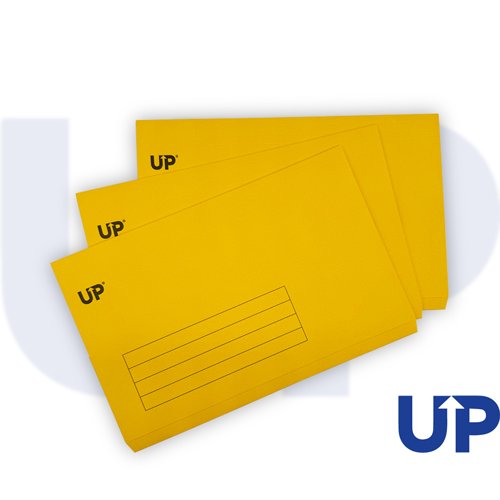 UP Full Flap Document Wallet Pack of 50 - Yellow UP Full Flap Document Wallet Pack of 50 - Yellow