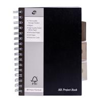PUKKA PROJECT BOOK A5 BLACK PK3