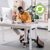CLEARTEXÂ® POLYMER RECT CHAIR MAT HARD F