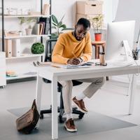 CLEARTEXÂ® POLYMER RECT CHAIR MAT HARD F