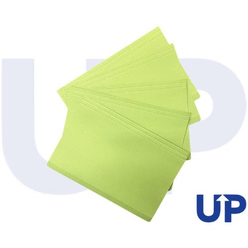 UP SQUARE CUT FOLDER PACK OF 100 - GREEN