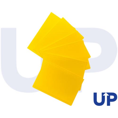 UP SQUARE CUT FOLDER PACK OF 100 YELLOW