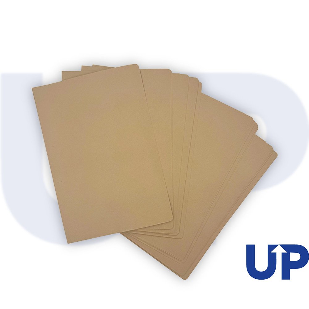 UP SQUARE CUT FOLDER PACK OF 100 - BUFF