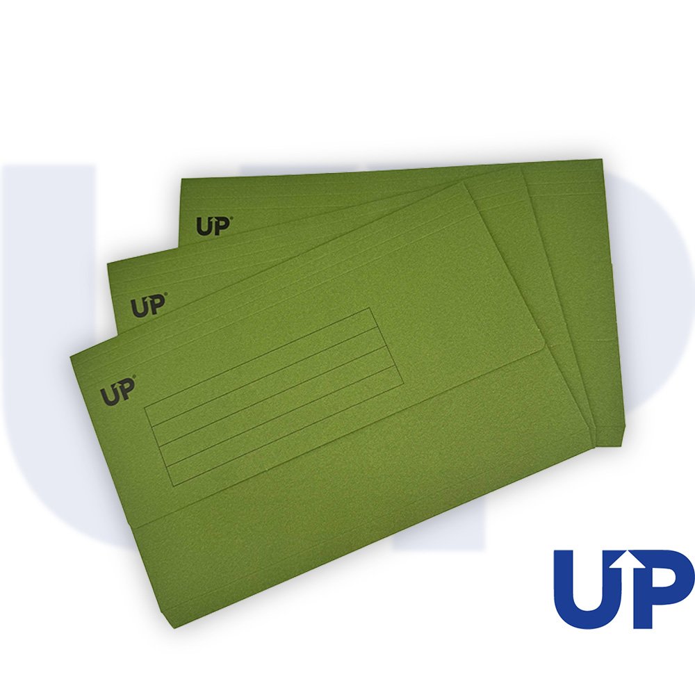 UP HALF FLAP DOCUMENT WALLET GREEN (50)
