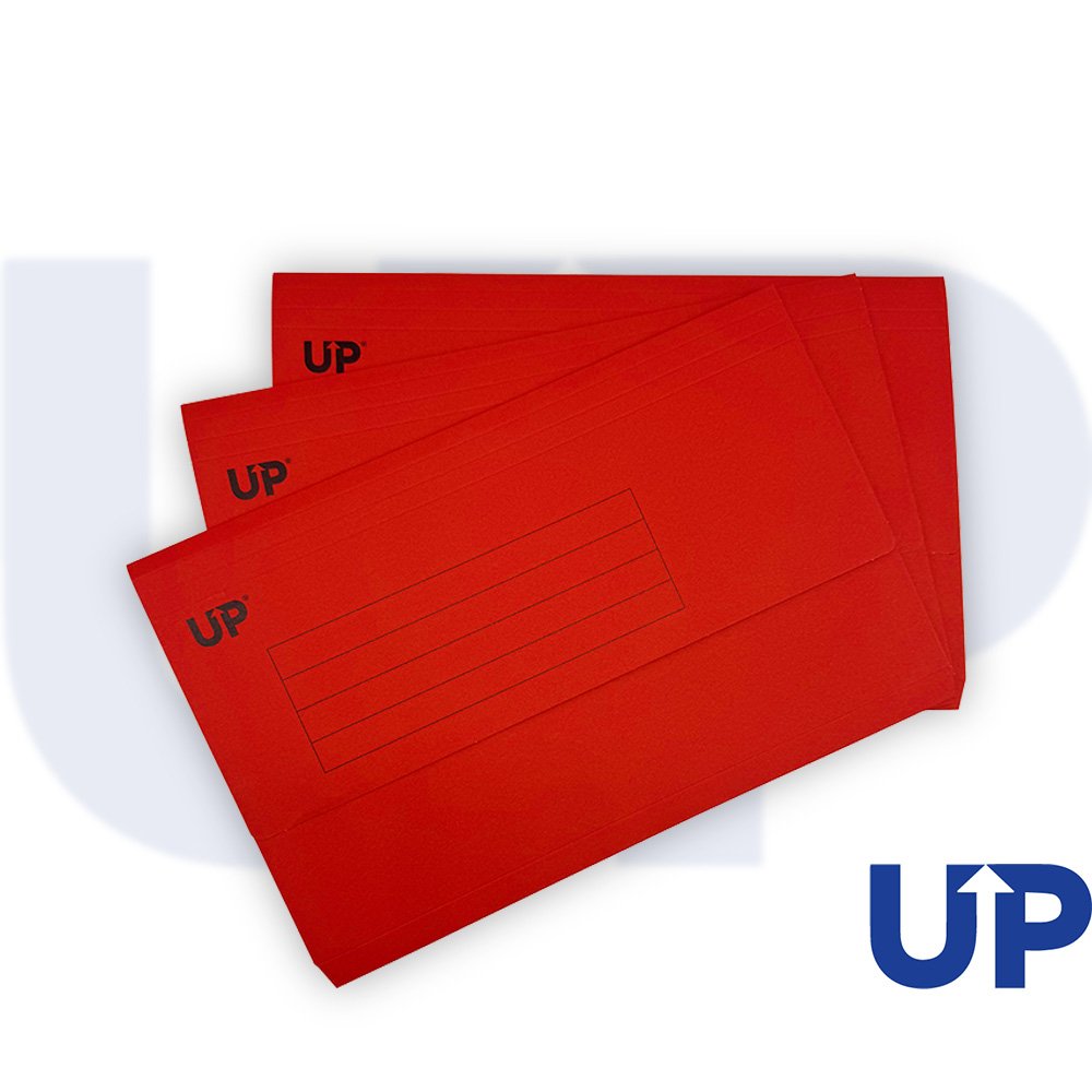 UP HALF FLAP DOCUMENT WALLET RED (50)