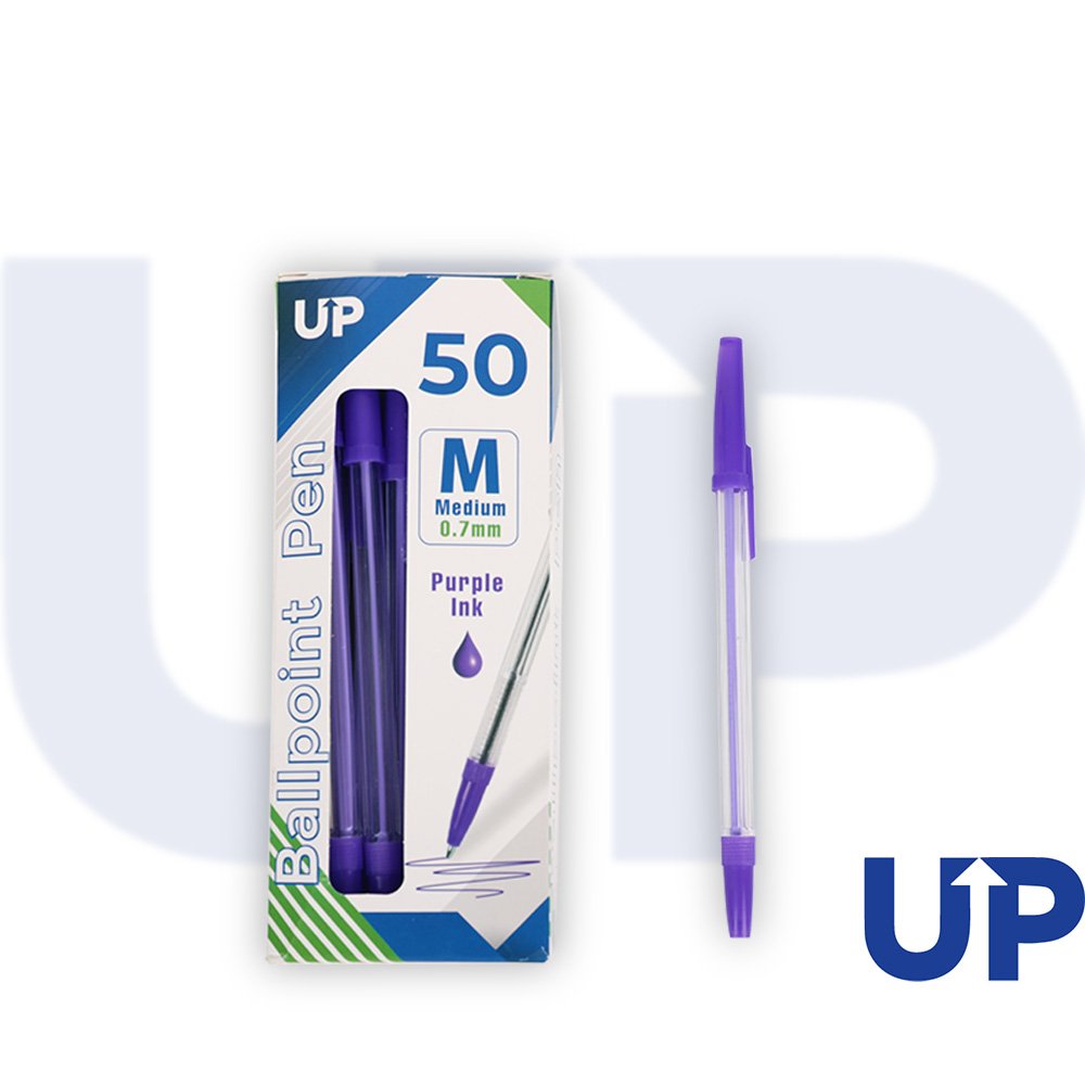 UP BALLPOINT PEN MEDIUM PURPLE (50)