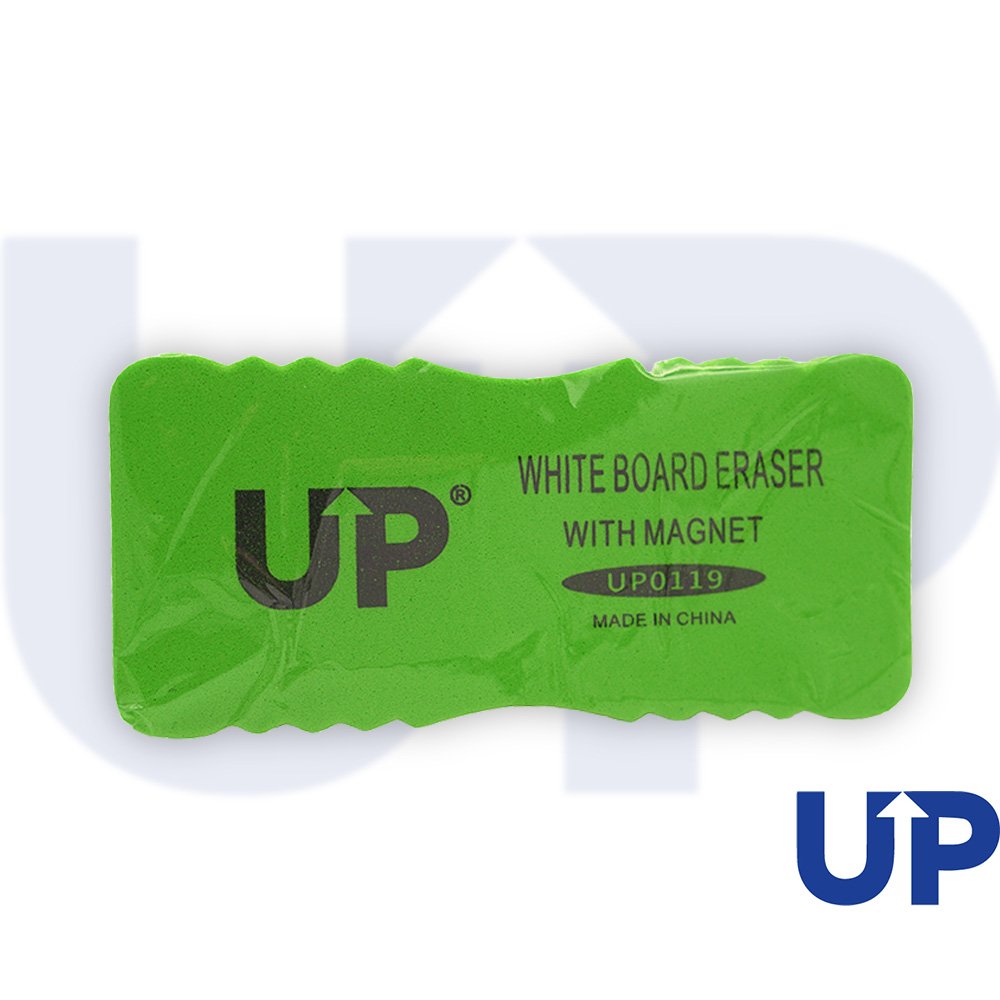 UP WHITEBRD ERASER BLACK PLASTIC, FELT