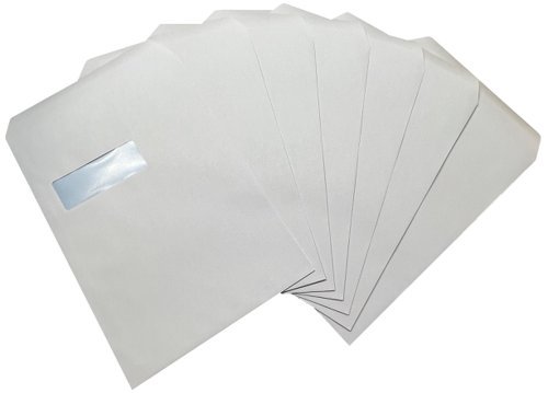 UP C4 ENVELOPES WINDOW PEEL AND SEAL 90G