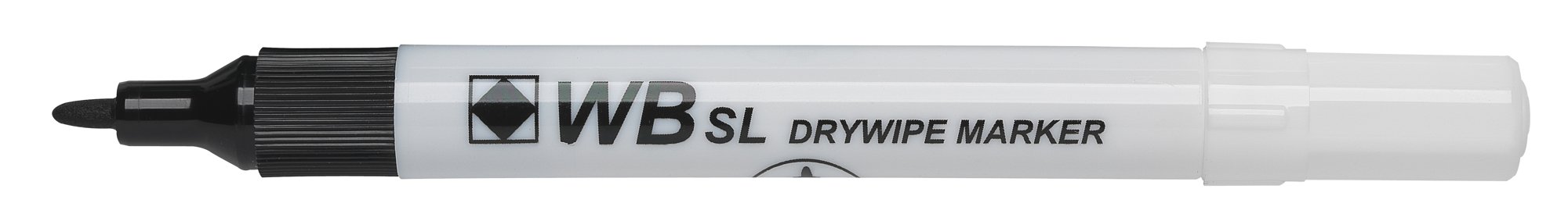 UP DRYWIPE BULLET FINE PEN BLACK (10)