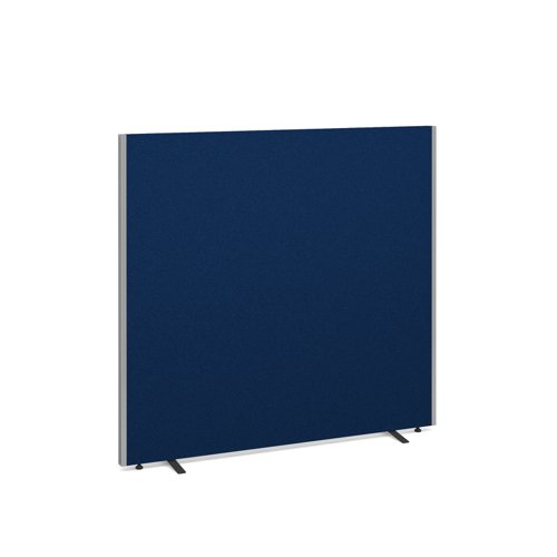 Floor+standing+fabric+screen+1500mm+high+x+1600mm+wide+-+blue