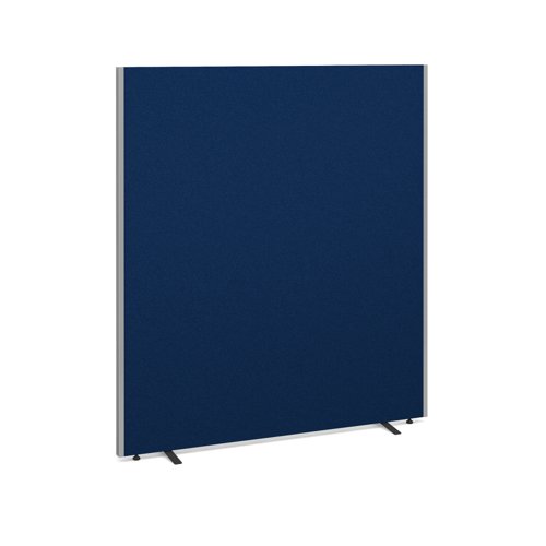 Floor+standing+fabric+screen+1800mm+high+x+1600mm+wide+-+blue