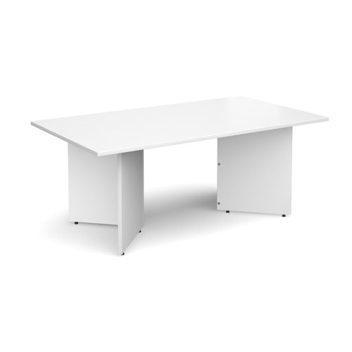 Arrow+head+leg+rectangular+boardroom+table+1800mm+x+1000mm+-+white