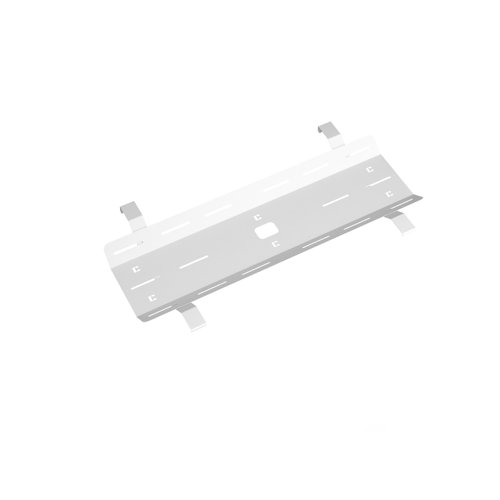 Double+drop+down+cable+tray+%26+bracket+for+Adapt+and+Fuze+desks+1200mm+-+white