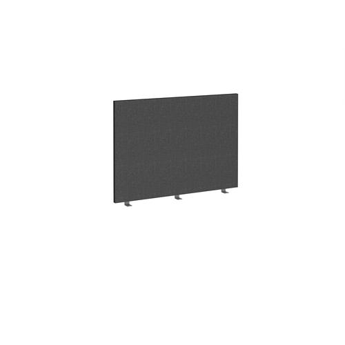 Straight high desktop fabric screen 1000mm x 700mm - charcoal