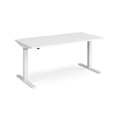 Elev8+Mono+straight+sit-stand+desk+1600mm+x+800mm+-+white+frame%2C+white+top