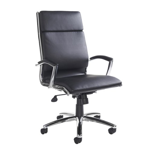 Florence+high+back+executive+chair+-+black+leather+faced