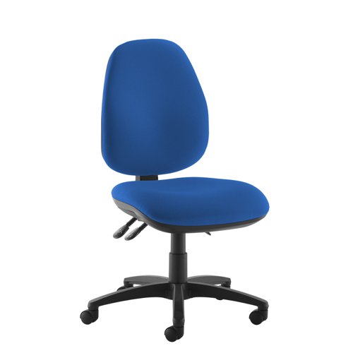 Jota+XL+fabric+back+operator+chair+with+no+arms+-+blue