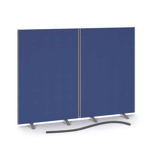 Floor+standing+fabric+screen+2+way+panel+linking+strip+1800mm