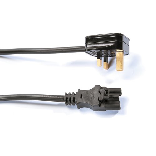 Mains+lead+with+UK+3+pin+plug+to+3+pole+connector+-+black