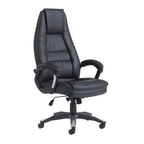 Noble+high+back+managers+chair+-+black+faux+leather