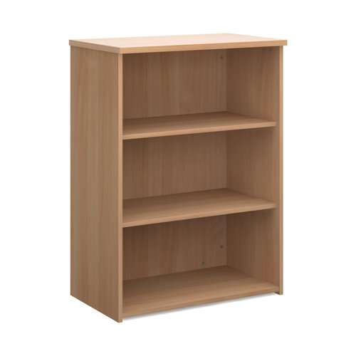 Universal+bookcase+1090mm+high+with+2+shelves+-+beech