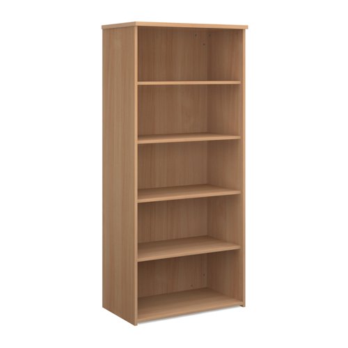 Universal+bookcase+1790mm+high+with+4+shelves+-+beech
