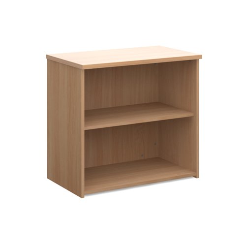 Universal+bookcase+740mm+high+with+1+shelf+-+beech