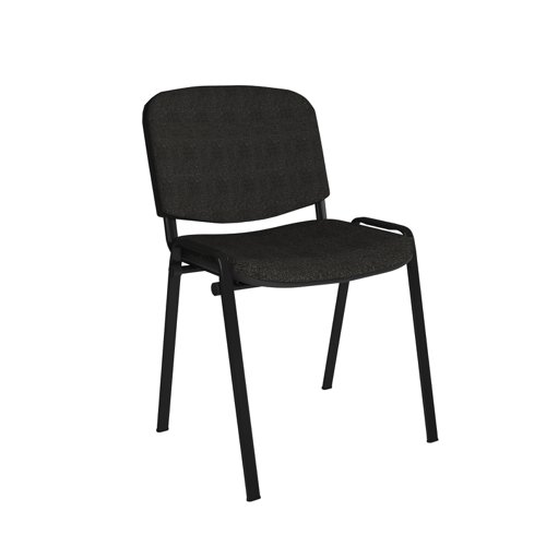 Taurus+meeting+room+stackable+chair+with+black+frame+and+no+arms+-+charcoal