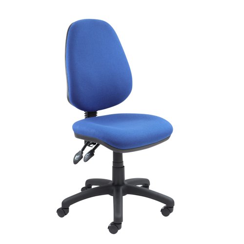 Vantage+100+2+lever+PCB+operators+chair+with+no+arms+-+blue