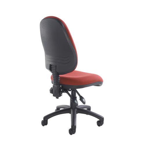 Fabric Operator Chair Blue V101-00-B 2 Lever with Fixed arms