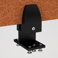 PET DOUBLE DESK SCREEN CLAMP BRACKET