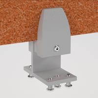 PET DOUBLE DESK SCREEN CLAMP BRACKET
